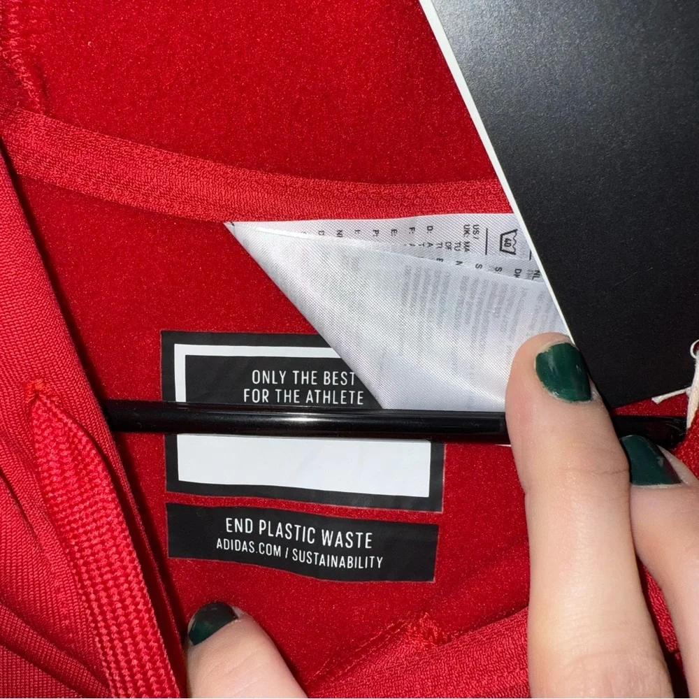 NWT Adidas Rutgers University Scarlet Knights Hoodie